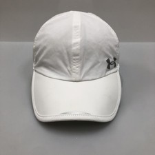 Under Armour Hat Cap Strap Back White Launch Running Mens One Size Reflective