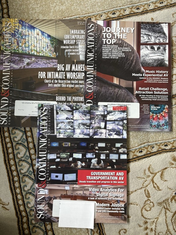 Four Sound & Communications Magazines 2020 Editions
