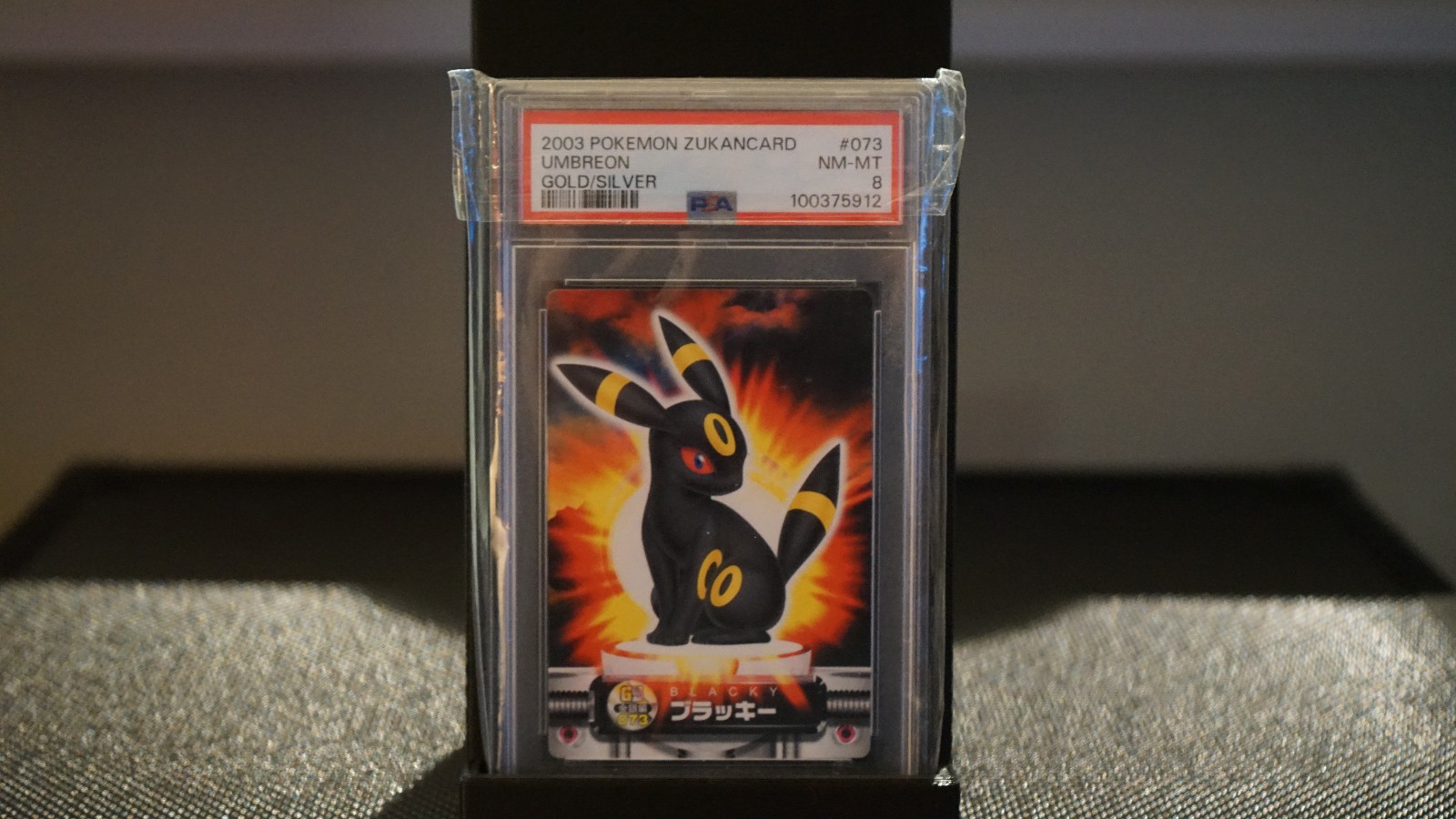 PSA 8 Pokemon Zukancard Umbreon #073 | LOW POP | 2003