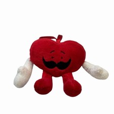 Valentines Vintage Plush 7" Heart Character Plush