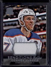 2022-23 The Cup Connor McDavid Renditions Relics Jersey Patch