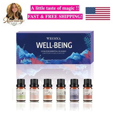 Pure Essential Oil Set - Essential Oils for Diffusers Aromatherapy and Humidi...