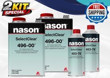 Nason Selectclear 496-00 Urethane Spot Clearcoat 483-78 Activator 2 Kits