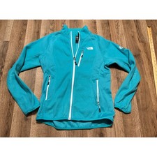 The North Face Fleece Jacket Womens Medium Teal Summit Series Full Zip Excellent