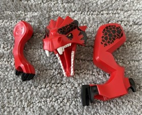 LEGO 70403 Red Dragon Replacement Parts Castle Mountain Serpent Head Leg Arm