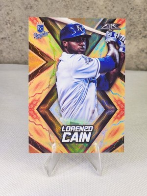 2017 Topps Fire - Lorenzo Cain #30 Orange /299
