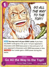 Go All the Way to the Top!! OP13-077 3rd Anniversary Tournament Cards NM
