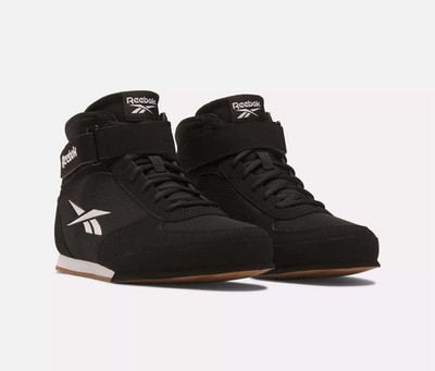 Size 10.5 - Reebok Boxing Mid Black White