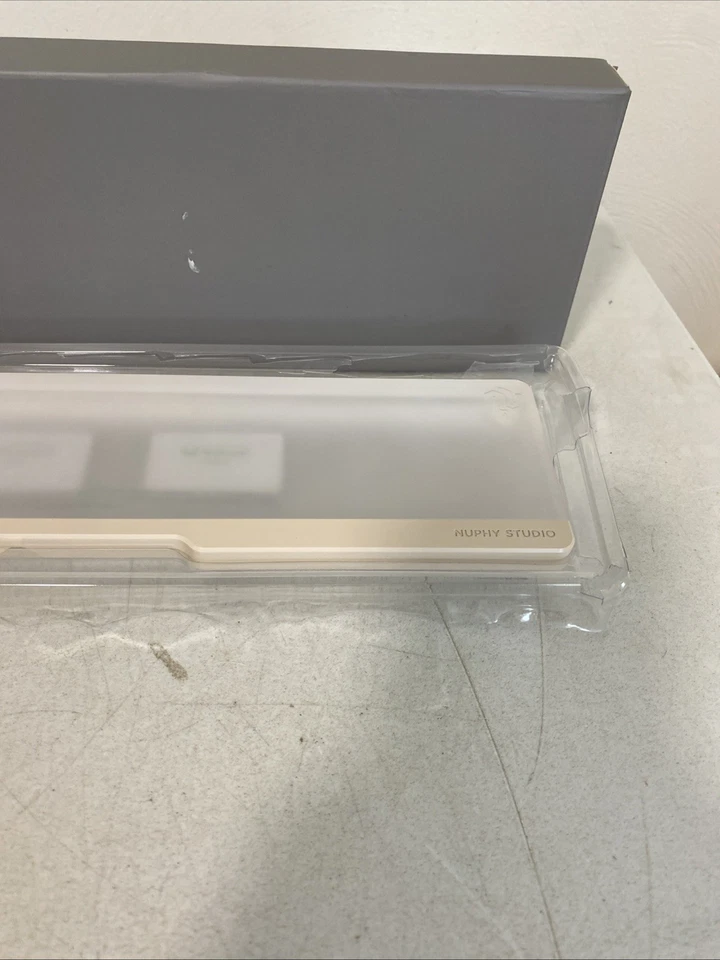 Reposamuñecas Mono Caja Abierta NuPhy Beige Transparente Foto 4 de 4