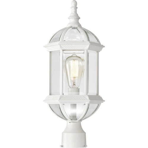 Nuvo Lighting 60/4974 Boxwood 1 Light 19 inch White Outdoor Post Light - Picture 3 of 5