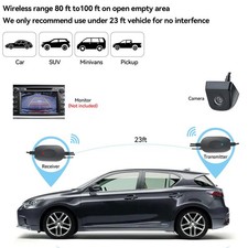 2.4G Wireless Video Transmitter Receiver For Car Reverse Monitor Backup Camera