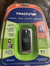LG 410G - Silver and Gray  TracFone  Cellular Flip Phone Sealed New In Box