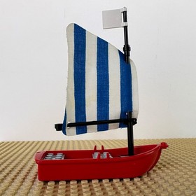 LEGO Pirates: Imperial Officer + Soldier + Sailboat, SHARK 6273 ROCK ISLAND 1991