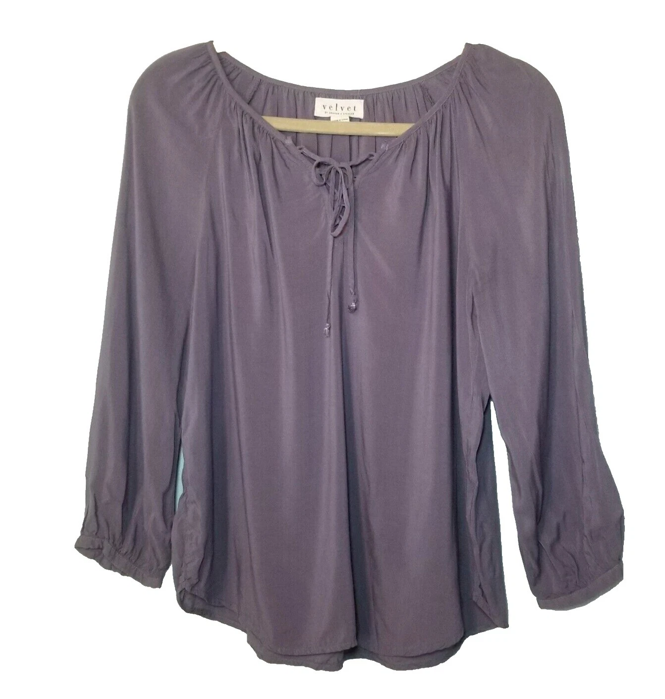 Top de viscosa para mujer Sólido Velvet