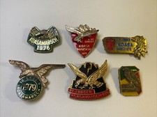 6 Stück Anstecknadel Hutnadel Wandernadel Brosche Koasamarsch 70/80 Alt Selten