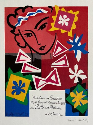 Henri Matisse Lithograph COA 1956 Signed Op Numbered By Hand - Pablo Picasso