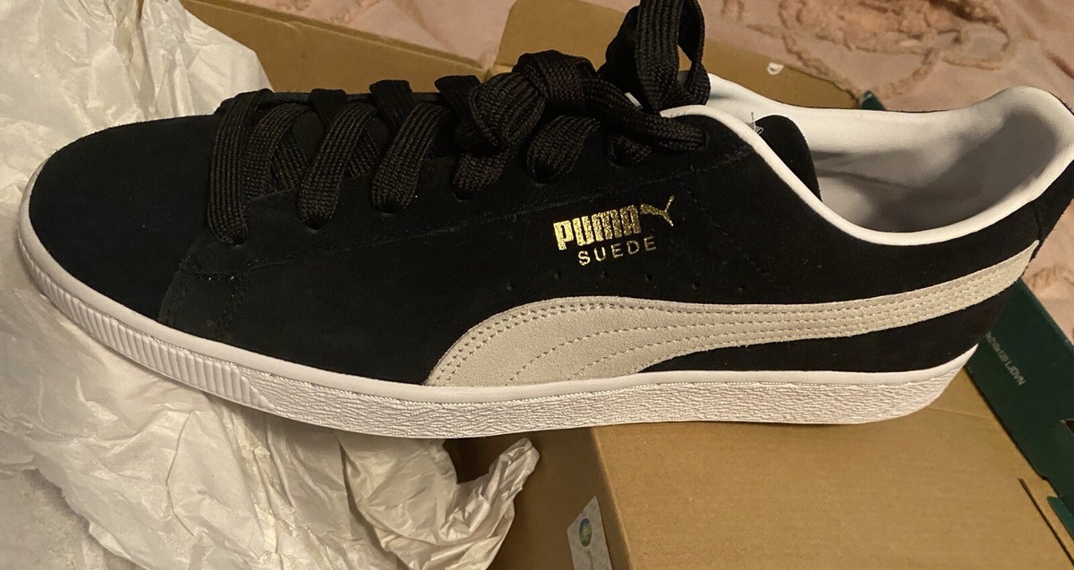 靴 PUMA Suede Classic x XLARGE 27cm used Puma x XLARGE Suede Fat Lace Black White-Warm White 396809