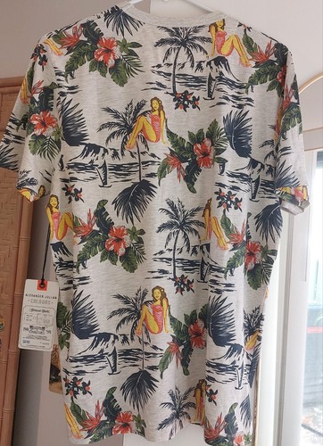 Alexander Julian Colours T-Shirt Hawaiian All-over Print Men's Size S NWT - Picture 2 of 9