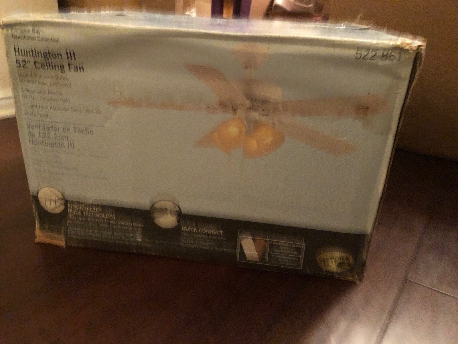 Hampton Bay Huntington Iii 52 Ceiling Fan 522 861 For Sale Online