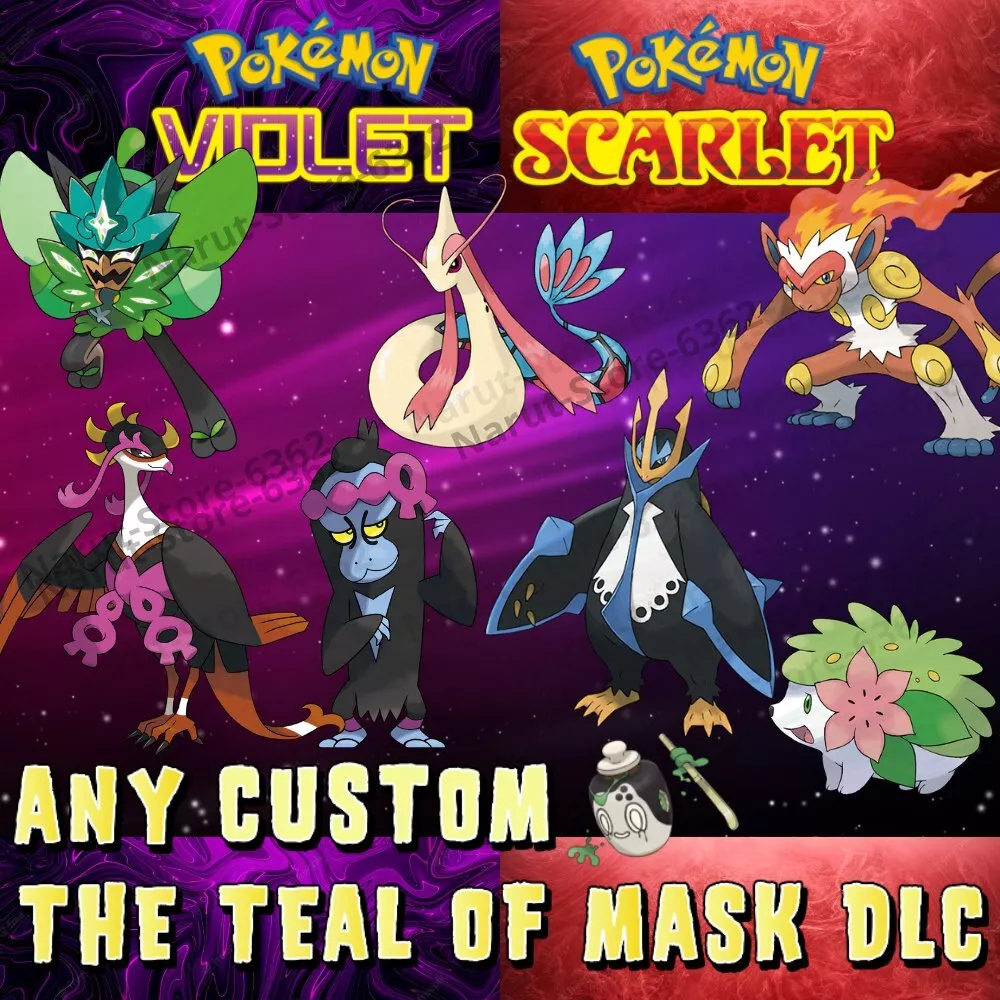 Pokémon Scarlet e Violet: Todos os novos Pokémon em The Teal Mask