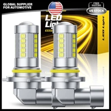 AUXITO 9145 9140 H10 LED Fog Driving Light Bulbs Super White 80000LM 6500K 100W