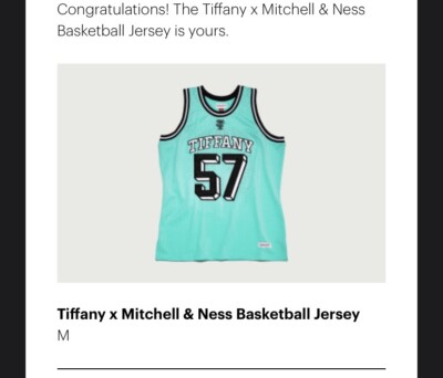 Tiffany & Co x Mitchell & Ness Basketball Jersey Size M Medium