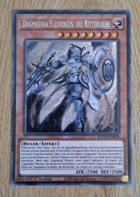 Yu-Gi-Oh! Dogmatika Fleurdelis, die Ritterliche ROTD-DE008 Secret Rare 1 Auflage