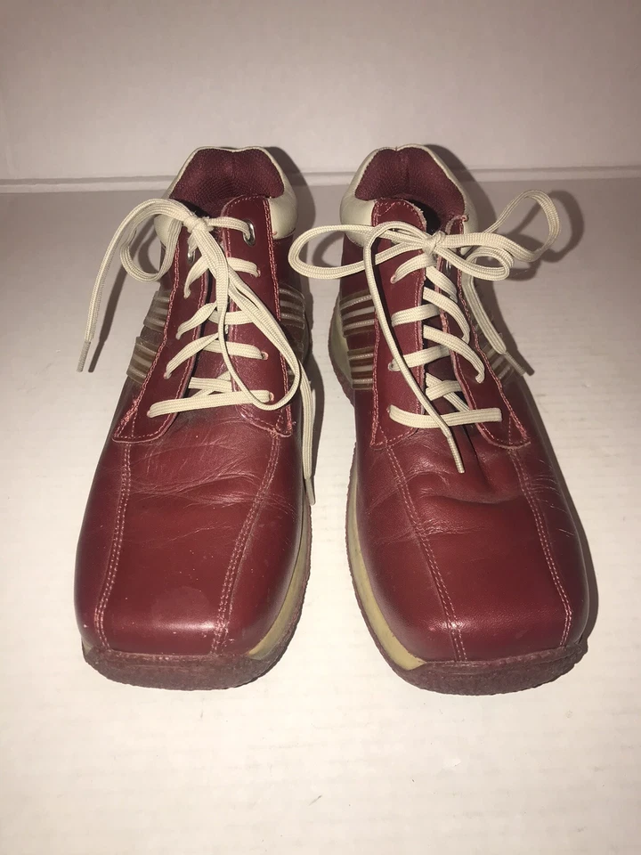 De Colección Años 90 Y2K Wanted Rojo Puntera Cuadrada Senderista Botas Altas Zapatos talla 7M Foto 2 de 4