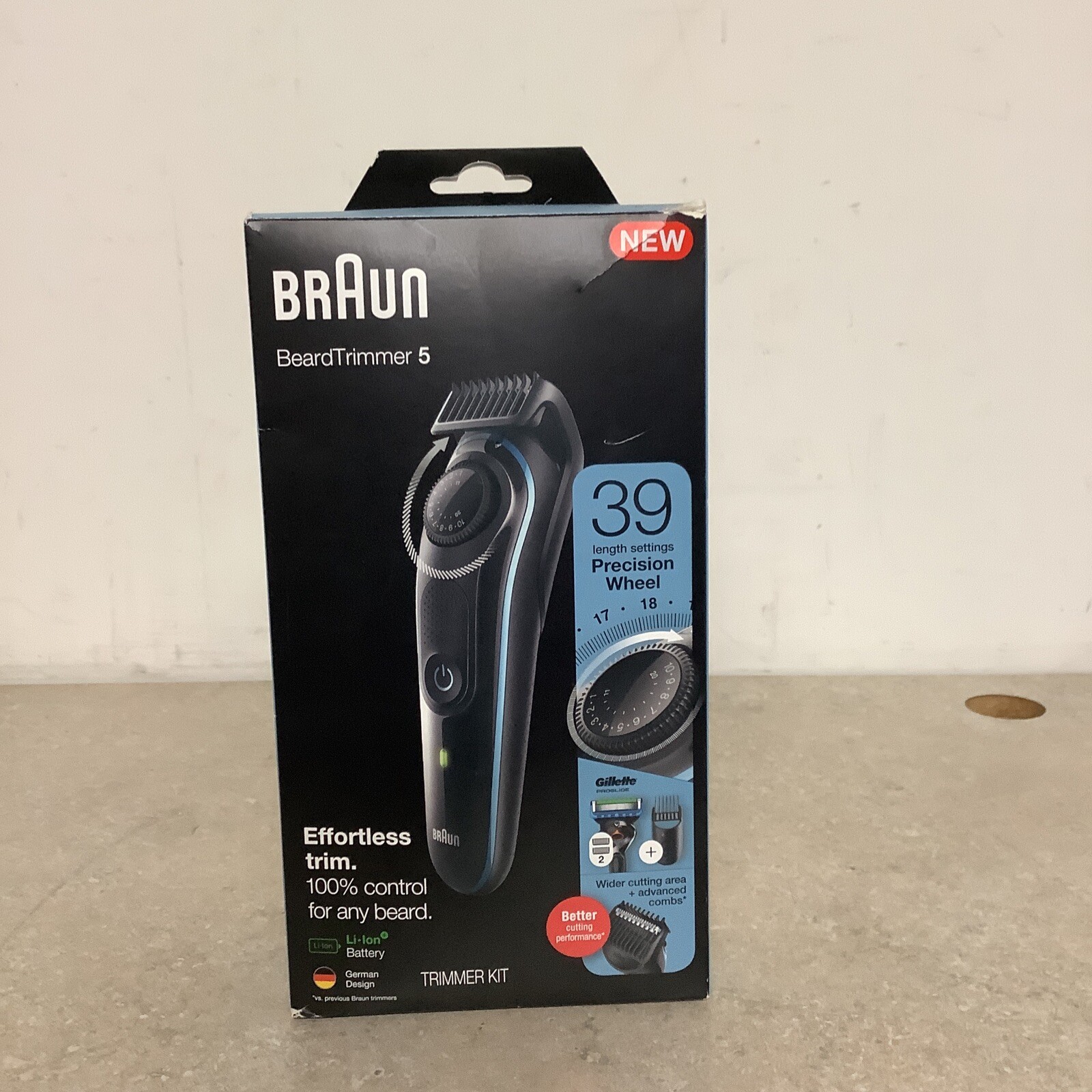 Braun BT5240 Cordless Beard Trimmer with Gillette ProGlide Razor