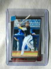 2021 Chronicles /100 RC Ha Seong Kim Clearly Donruss Rated Rookie #14 Red