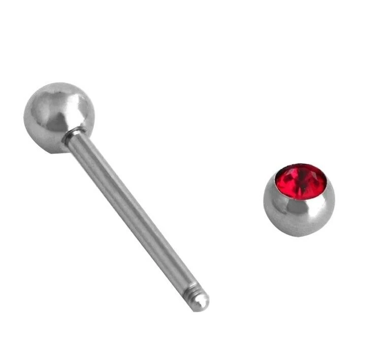 5 Pcs Piercing Bilancino Barbell in ACCIAIO CHIRURGICO 19 mm Personalizza - Immagine 2 di 4