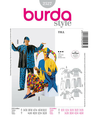burda style Nr 2527 Till Eulenspiegel  XS - XXL