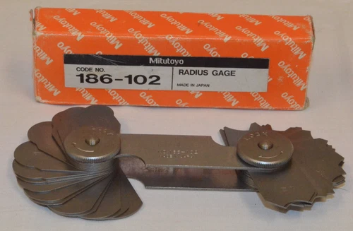 Mitutoyo 186-102 Radius Gage *New*