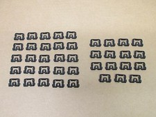 70-81 Camaro Firebird New Front Rear Window Glass Molding Clips Set For Trim