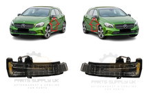 NEU F&uuml;r Mercedes A-Klasse W176 12-18 LED Blinker Spiegelanzeiger Paar Set