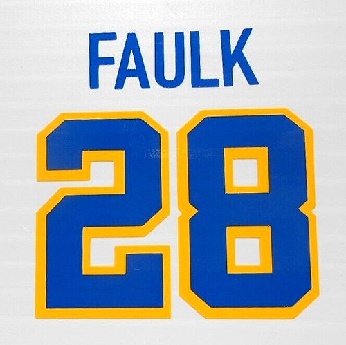 Los Angeles Rams STICKER DECAL Gabriel Faulk Dickerson Olsen Jones Mack Ellard + - Picture 13 of 19