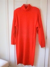 OUTLANDER NEW TANGERINE TURTLENECK LONG SLEEVE SWEATER DRESS SIZE S/M