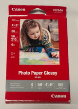 Canon GP-601 Pixma Inkjet Photo Paper Glossy 4" x 6" 50 Sheets