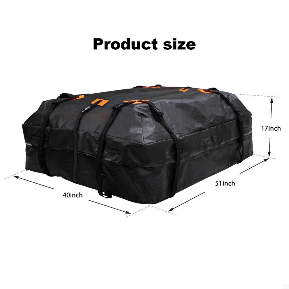 20 Cubic Feet Car Roof Rack Cargo Bag Luggage Storage Bag U2J9 eBay