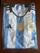 New ADIDAS ARGENTINA 22 WINNERS HOME JERSEY - IB3597 SIZE MEDIUM IN HAND