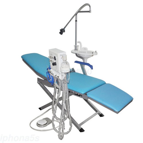 Dental Folding Chair With Turbine Unit & Weak Suction 4H Handpiece & LED Light - 第 4/12 張圖片