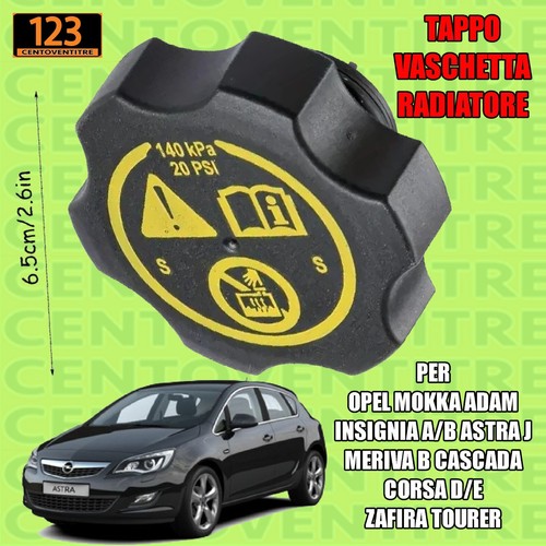 TAPPO PER VASCHETTA RADIATORE OPEL MOKKA - Foto 3 di 18