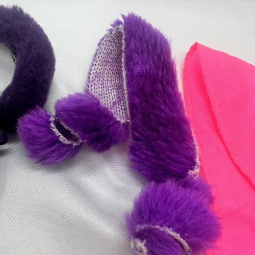 Bundle Of 4 Barbie Scarves Stole Scarf Purple Pink Earth Tone ZX7 - Picture 3 of 5