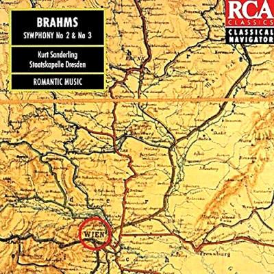 Brahms Symphonies 2 & 3 KURT SANDERLING Staatskapelle Dresden RCA