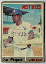 Joe Morgan Baseball Card #537 Astros 2nd Baseman Texas League MVP in 1964