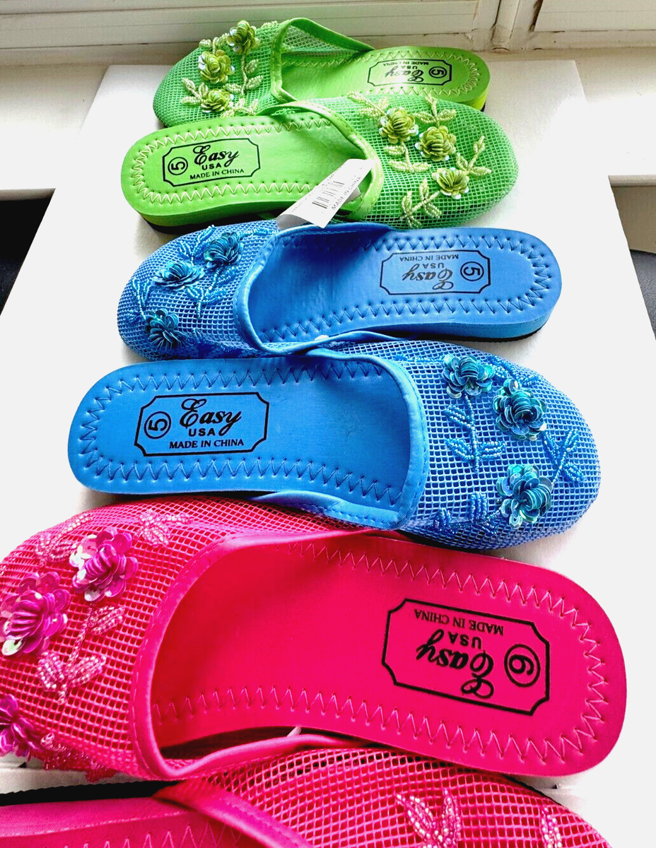 Shoes Accessories Easy Usa Chinese Slippers Open Toe Women Non