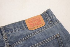 Levi's 514 Slim Fit Straight Leg Denim Blue Jeans Boys Size 18 HUSKY 36 x 29