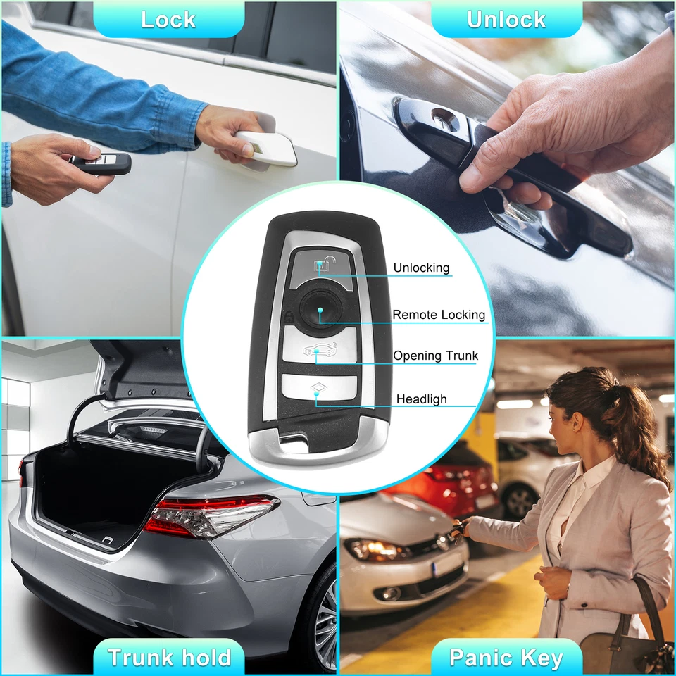 Pack de 1 para BMW 550i 530i 535i Smart Proximity Entrada sin llave Mando a distancia Foto 3 de 4