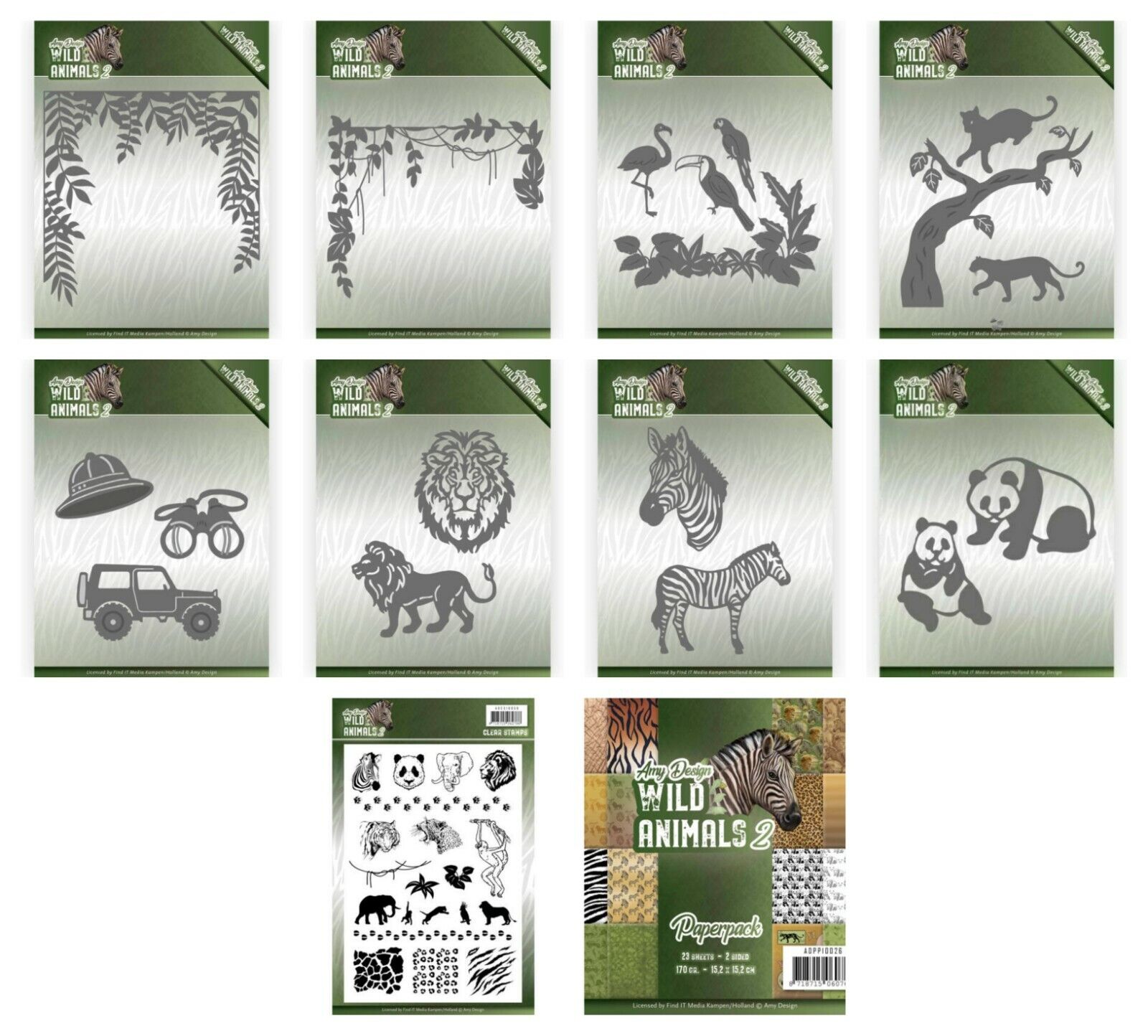 Amy Design Wild Animals 2 Cutting Dies, Paper, Stamp - MULTIBUY - FREE P&P - NEW | eBay Amy Design Wild Animals 2 Cutting Dies, Paper, Stamp - MULTIBUY - FREE P&P - NEW | eBay