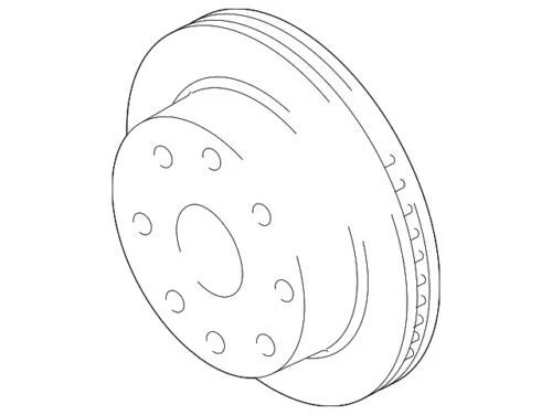 Genuine Saab Disc Brake Rotor 93188377